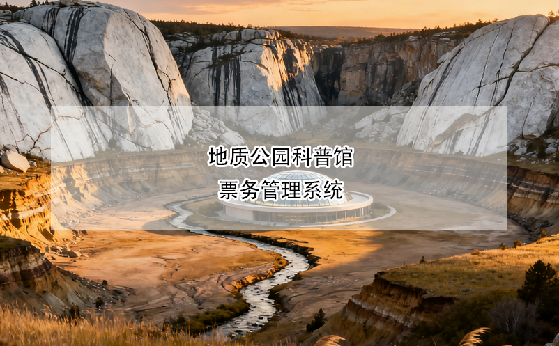 地质公园科普馆票务管理系统 